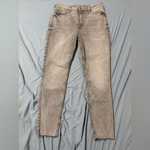 Old Navy Light Gray Skinny Jeans size 12